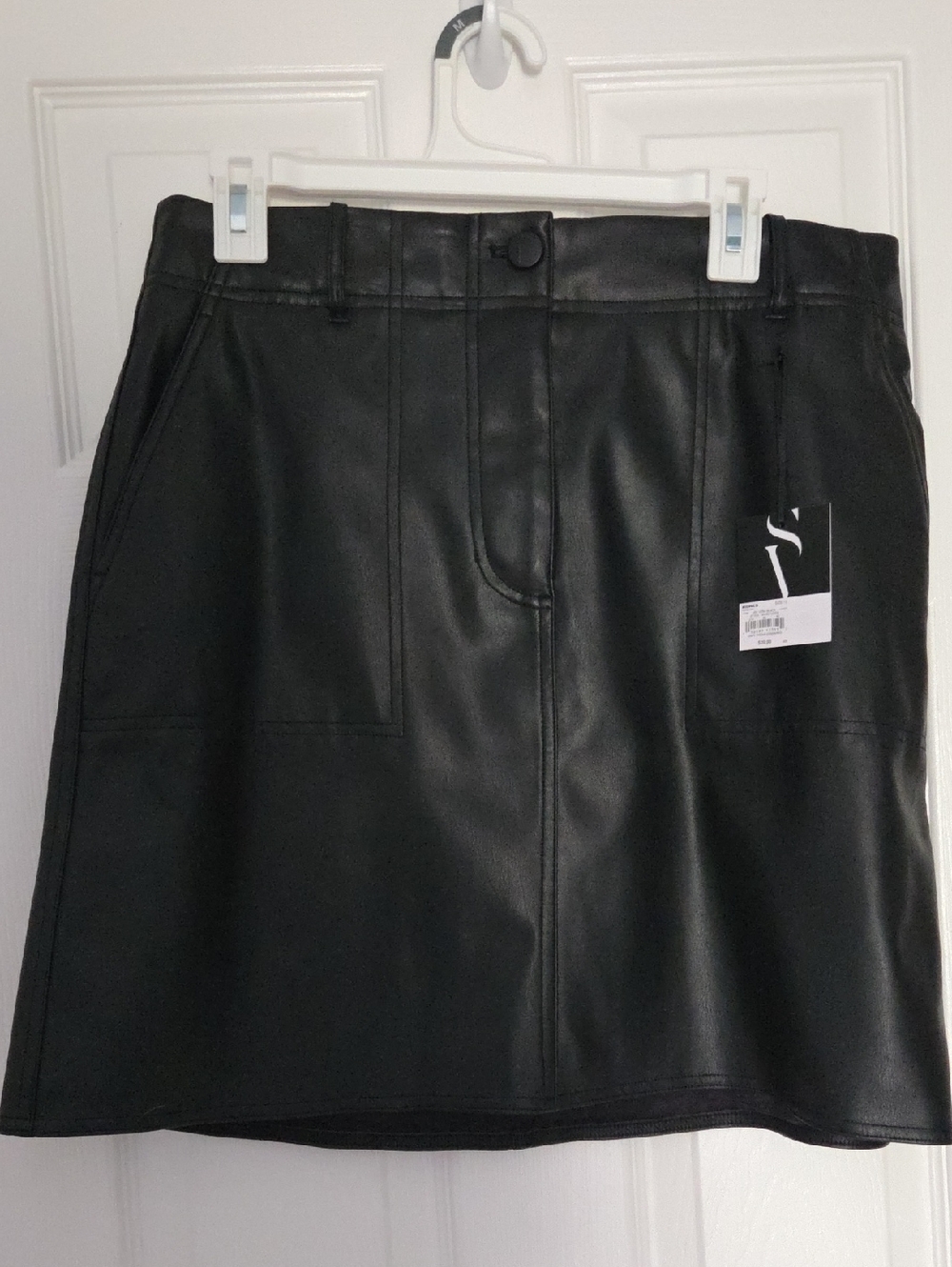 NWT SIMPLY VERA Faux Leather Mini Skirt